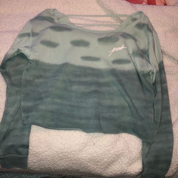 PINK Ombre Strappy Back Pullover - Picture 4 of 8